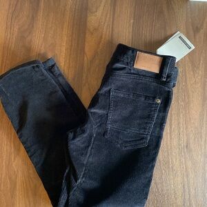 Zara Boys Black Corduroy Pants - size 9